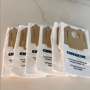 Oreck Vacuum Bags - White Replacement Pack 6